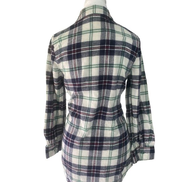 Primark Women Plaid Flannel  100% Cotton Shirt Dress XS 2-4 - Picture 6 of 10